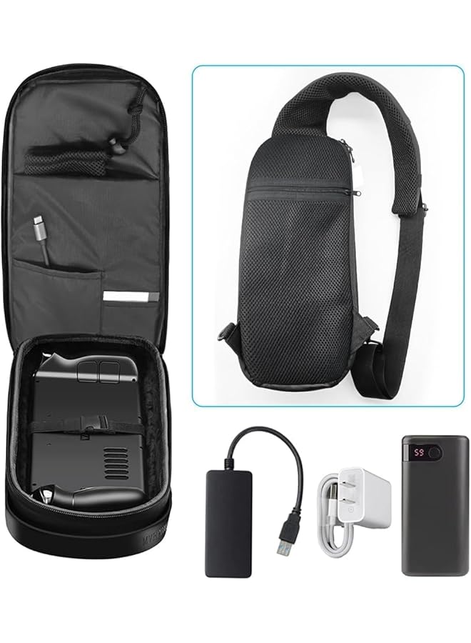 3D Hard Carry Case For Rog Ally Travel Backpack For Rog Ally Steam Deck Console & Accessories Stroage Bag Crossbody Shoulder Backpack  - Image 5