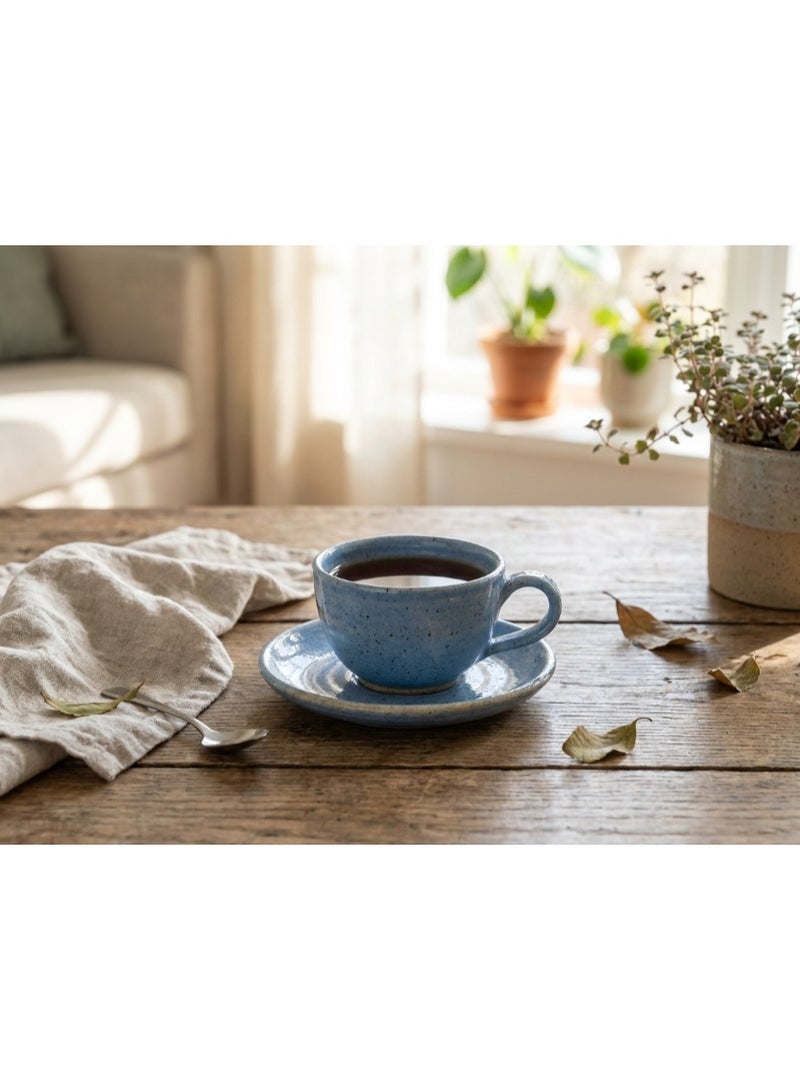 Ariane Fine Porcelain Saucer 13CM, Premium Porcelain Tableware, Ocean - Image 4