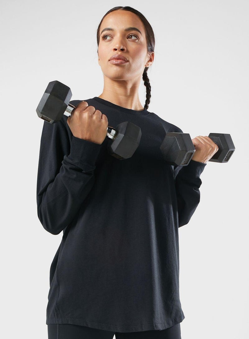 Nike One Relaxed Women's Dri-FIT Long-Sleeve Top - Image 1