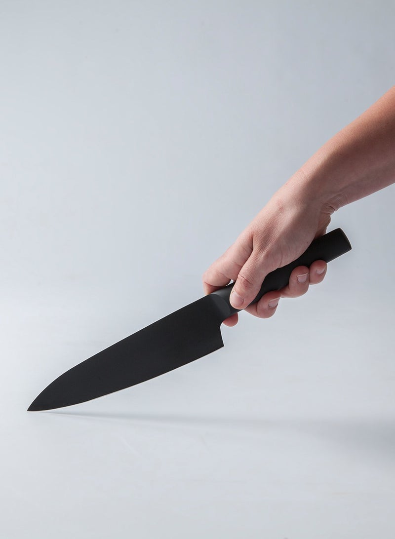 Berghoff BergHOFF- Chef's knife black 19cm Kuro- Stainless steel blade- titanium and non-stick coating- cuts meat, fish or vegetables- suitable for light cleaving tasks- Product of Belgium - Image 2