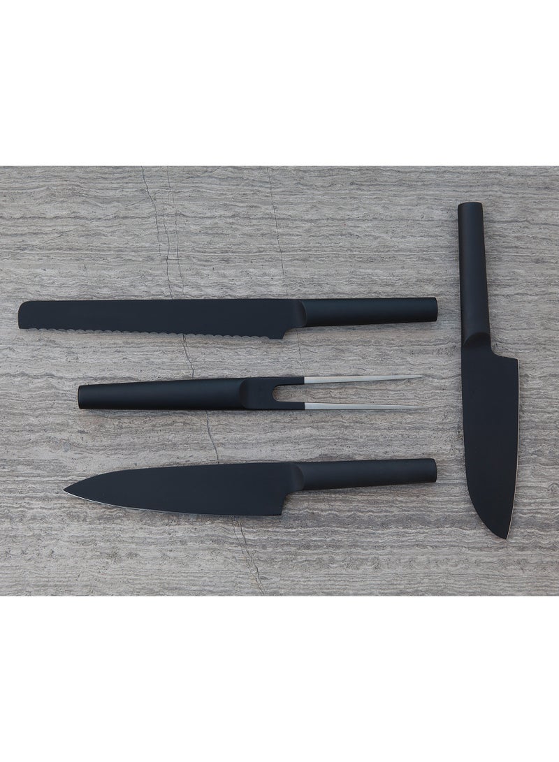 Berghoff BergHOFF- Chef's knife black 19cm Kuro- Stainless steel blade- titanium and non-stick coating- cuts meat, fish or vegetables- suitable for light cleaving tasks- Product of Belgium - Image 4