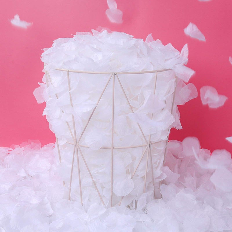 Neo LOONS 1000 Pcs Artificial Silk Rose Petals Decoration Wedding Party Color White - Image 2