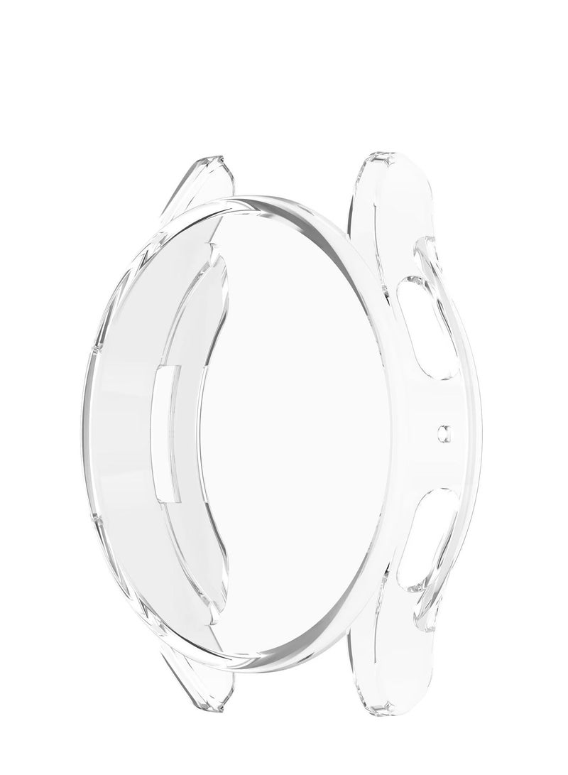 Case Compatible with Samsung Galaxy Watch 7 44mm Slim and Soft TPU Anti-Fall Anti-Scratch Watch Protective Cover (Transparent) - Image 3