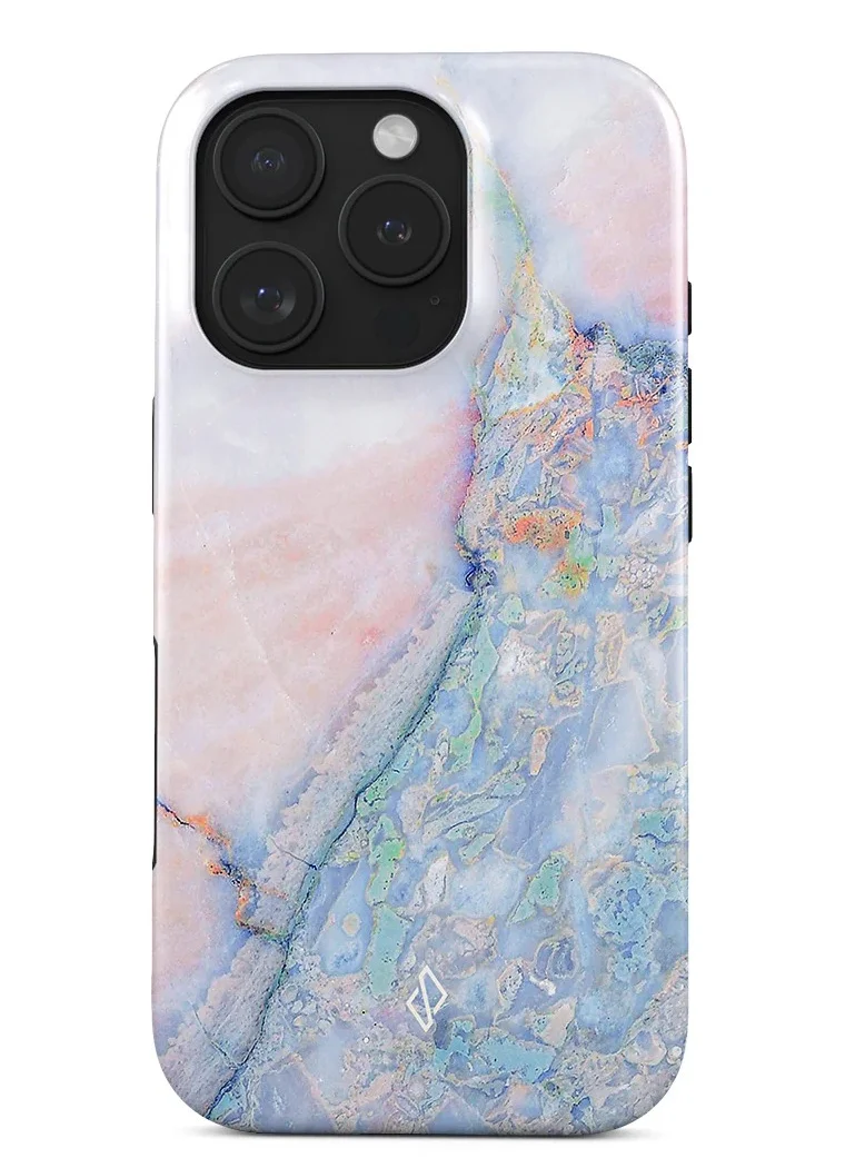بورجا جراب فاخر من طبقتين بتصميم رخامي لهاتف iPhone 16 Pro Max: حماية مستقبلية مزدوجة الطبقات مع لمسة نهائية ثلاثية الأبعاد مذهلة وحواف مقاومة للصدمات وقبضة محسنة للأناقة والسلامة القصوى