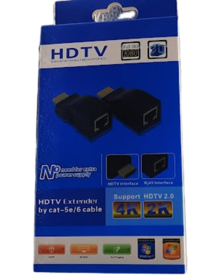 30 Meter HDMI Extender | High-Quality Signal Transmission | Plug-and-Play Compatibility - Image 1
