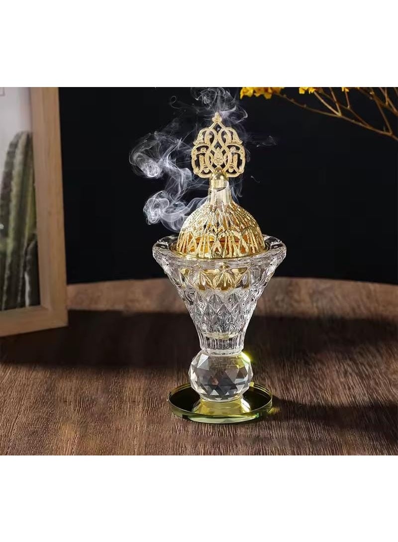 Crystal double swan model, clear crystal base, double swan, elegant home decor - Image 1