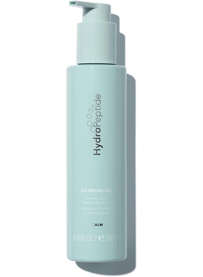 HydroPeptide Cleansing Gel, Toning Face Wash, Effectively Removes Makeup, Dirt, And Excess Oil Without Irritation, 6.76 Ounce  - Image 1