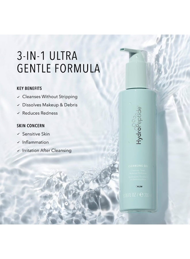 HydroPeptide Cleansing Gel, Toning Face Wash, Effectively Removes Makeup, Dirt, And Excess Oil Without Irritation, 6.76 Ounce  - Image 2