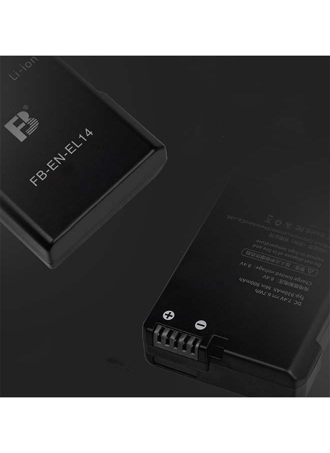 Generic - EN-EL14A battery is suitable for Nikon D3300 SLR D3400 D5100 D5200 D 5300 camera - Image 1