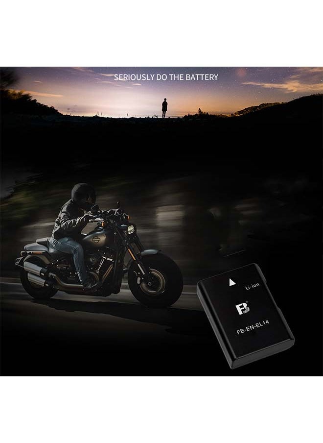 Generic - EN-EL14A battery is suitable for Nikon D3300 SLR D3400 D5100 D5200 D 5300 camera - Image 1