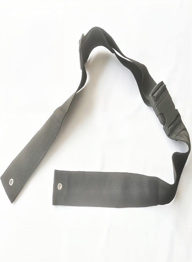 ComsenMed Seat Belt for Transport Chair and Wheelchair (HD Bariatric Wheelchair), Universal 52"Seat Belt, Economical, Adults and Kids, WCABELT Safety Belt,STDS850-PB,16-6797EA, Wheelchair Parts(1Ea, Black) - Image 2