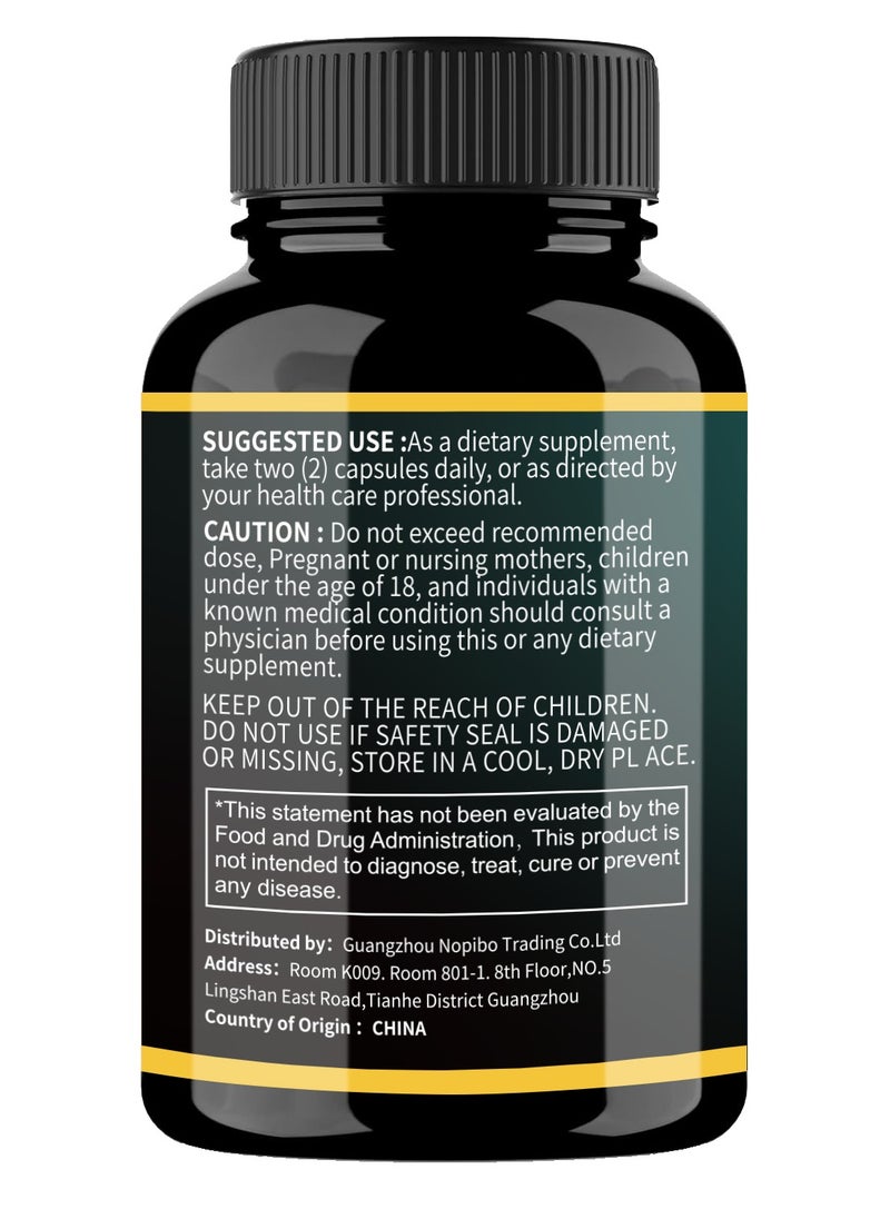 miriyalyad - Sea Moss Supplement -All-in-One Multivitamin with Black Seed Oil, Ashwagandha & 15+ Extra Strength Ingredients - 60 Capsules - Image 1
