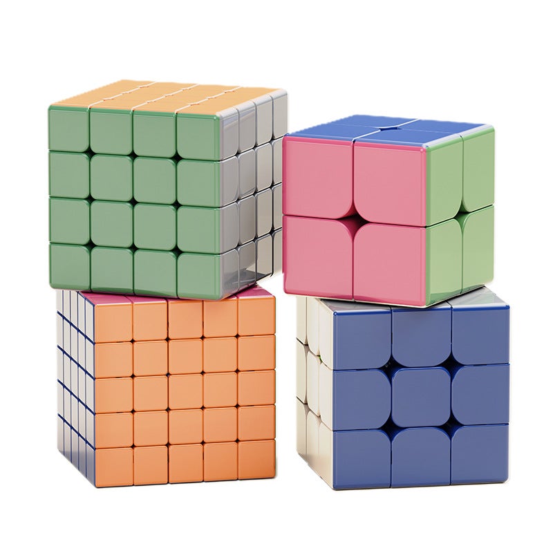 Kids Morandi Magic Cube 2x2 3x3 4x4 5x5 Pyramid Brain Teaser Educational Toy - Image 5