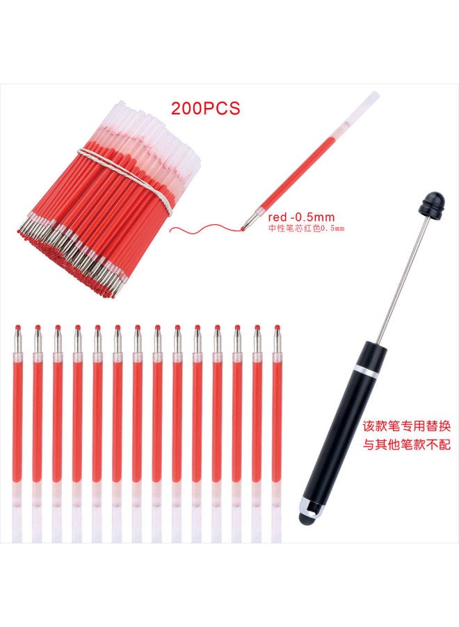 Beaded Pen Replacement Ballpoint Pen Refill Neutral Refill Touch Screen Pen Replacement Core Writing Smooth Source Fast Hair - Image 1