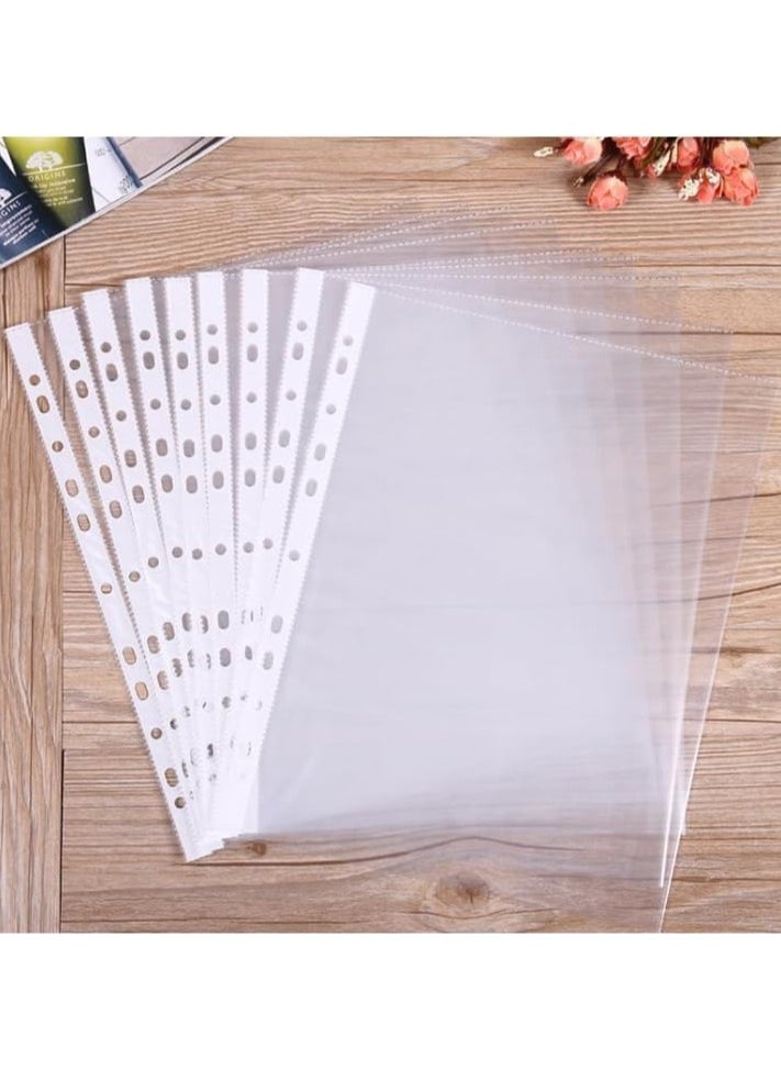 ORYX ORYX 0013A Sheet Protector 80 Microns A4 Punch Pockets Pack Of 100  - Image 1