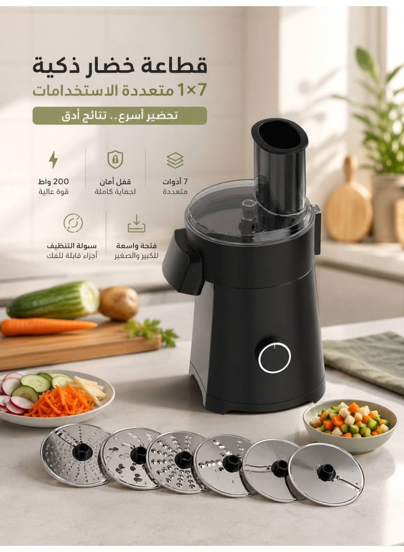 Denx 200W Electric Vegetable Chopper, Multifunctional Food Chopper for Kitchen with Wide Opening - Image 1