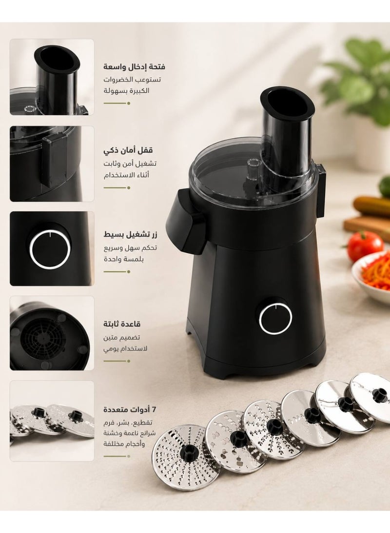 Denx 200W Electric Vegetable Chopper, Multifunctional Food Chopper for Kitchen with Wide Opening - Image 2