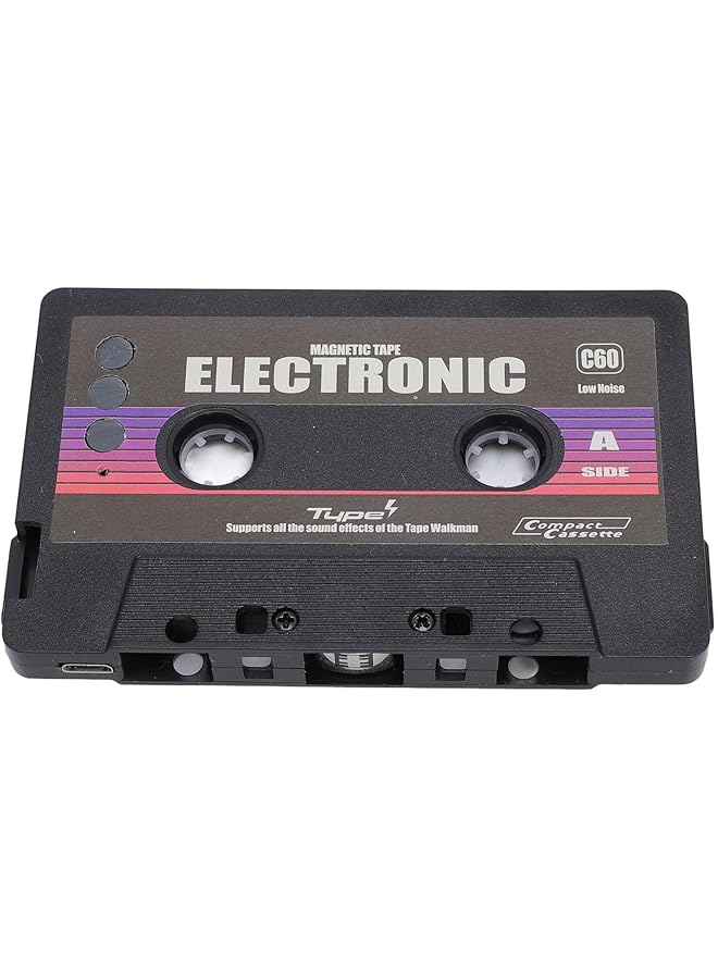 Jiawu Car Audio Bluetooth Wireless Cassette Receiver, Tape Player Bluetooth 5.0 Cassette Aux Adapter, Black - Image 5