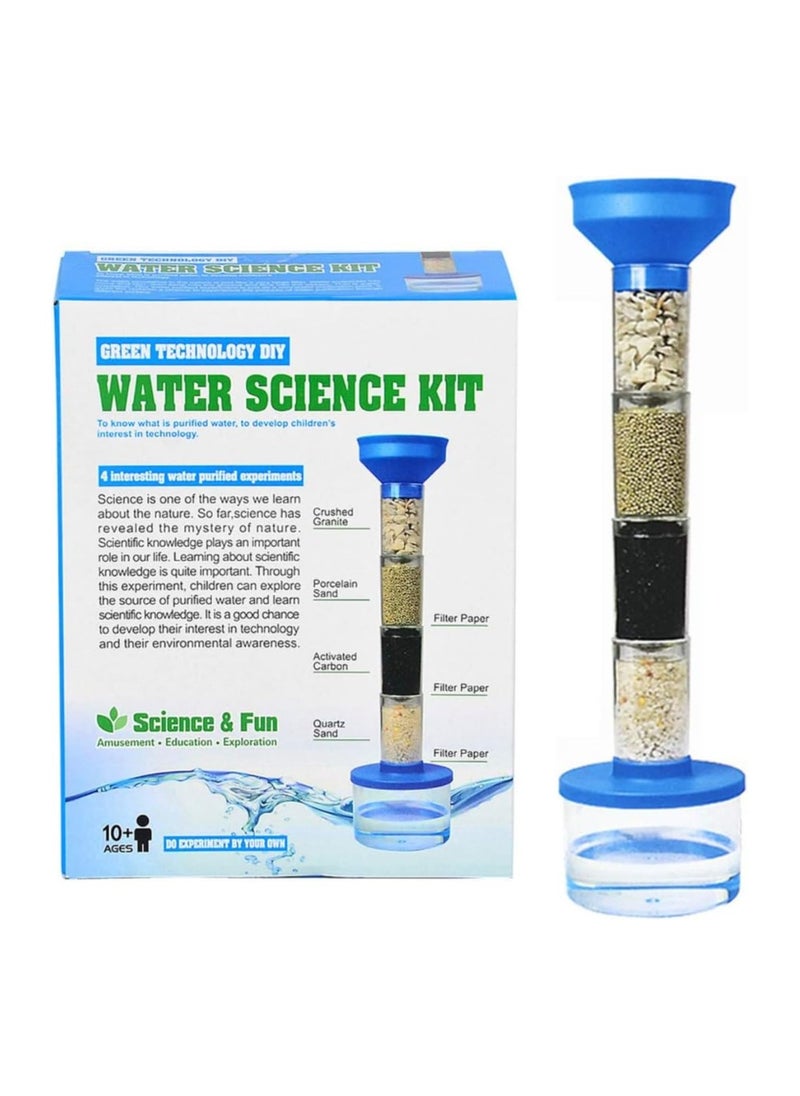 ZAMZIN Water Science Kit Children Educational Toys  Water Filtration Purification Experiment Eksperimen Tapisan Air Toy Belajar Sains Experiments Water Kits Filter and Rocket Guide DIY Sains For  Kids Mainan Belajar Sains Untuk Kanak  - Image 3