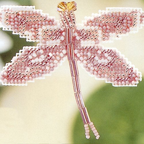Mill Hill Rose Dragonfly Beaded Counted Cross Stitch Ornament Kit Mill Hill 2000 Spring Bouquet MHDF5 - Image 5