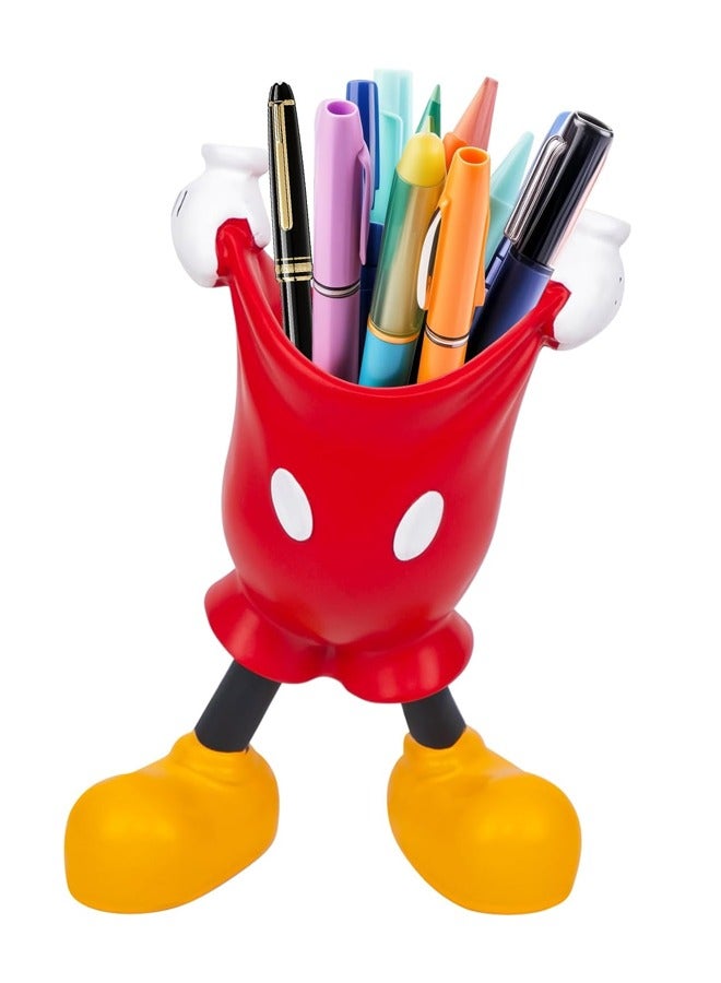 ميكي ماوس حامل أقلام رصاص وقلم لطيف للمكتب، منظم أقلام سطح مكتب صغير للأطفال وكوب تخزين - Image 1
