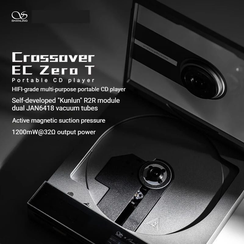 Shanling EC Zero T Yuuki Limited Dual Jan6418 Tube CD Player with Bluetooth, Grey - Image 4