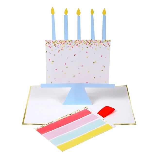 Meri Meri Cake Slice Stand-Up Birthday Card