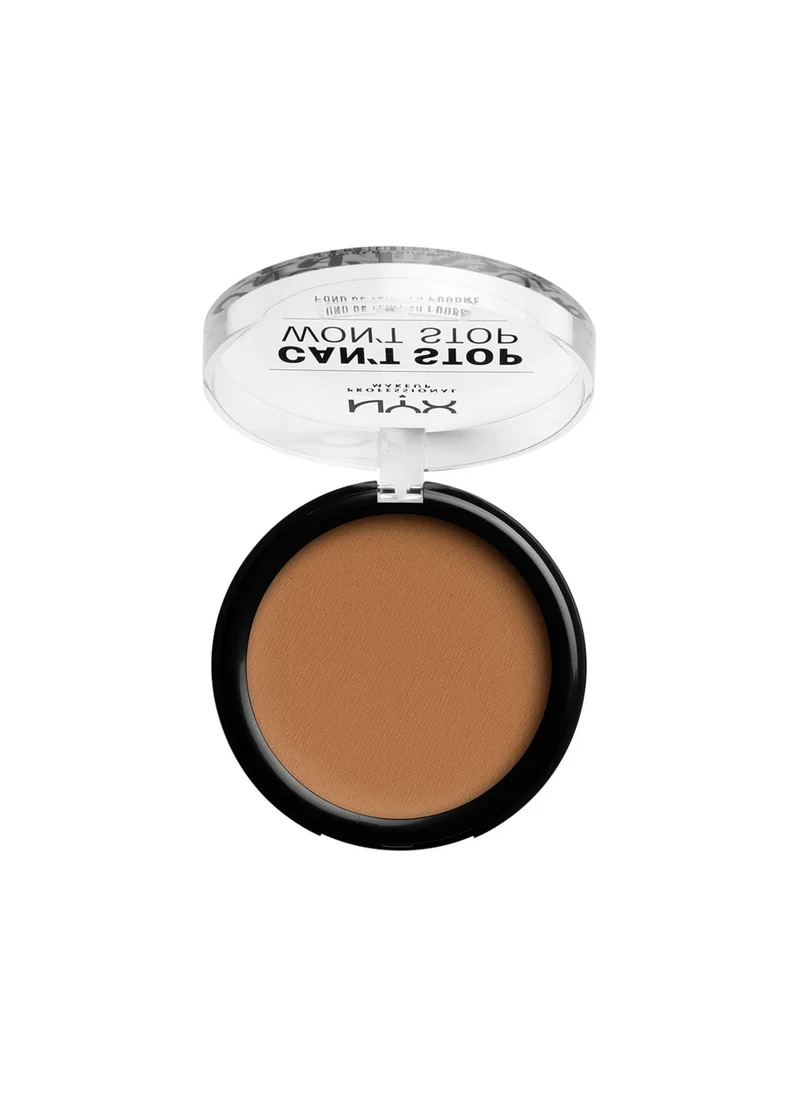 NYX PROFESSIONAL MAKEUP Can't Stop Won't Stop Powder Foundation - Warm Honey 15.9