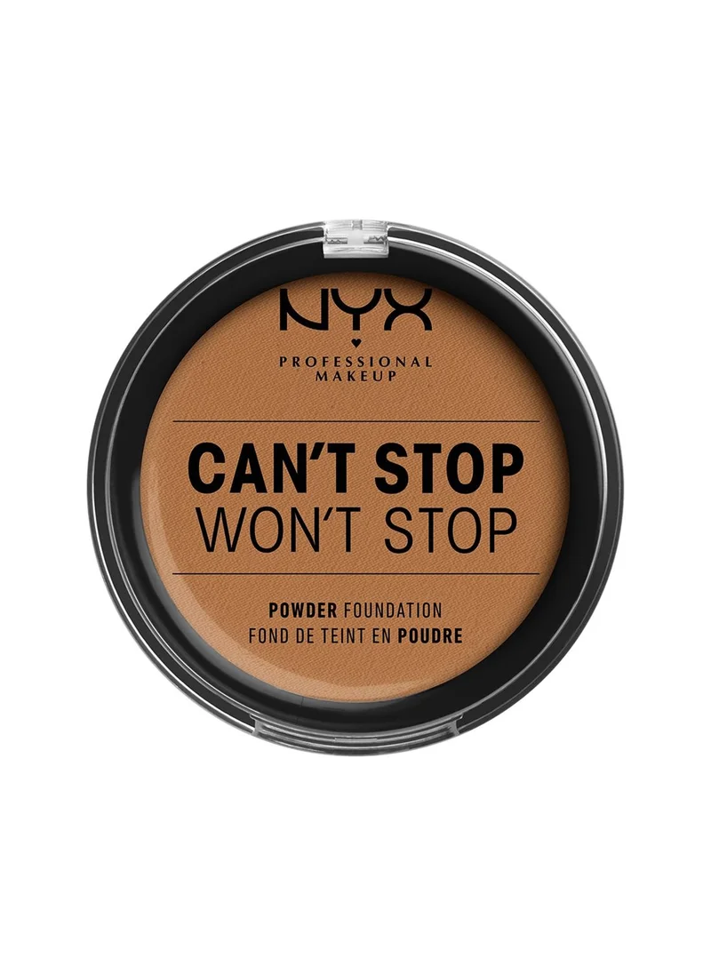 NYX PROFESSIONAL MAKEUP Can't Stop Won't Stop Powder Foundation - Warm Honey 15.9