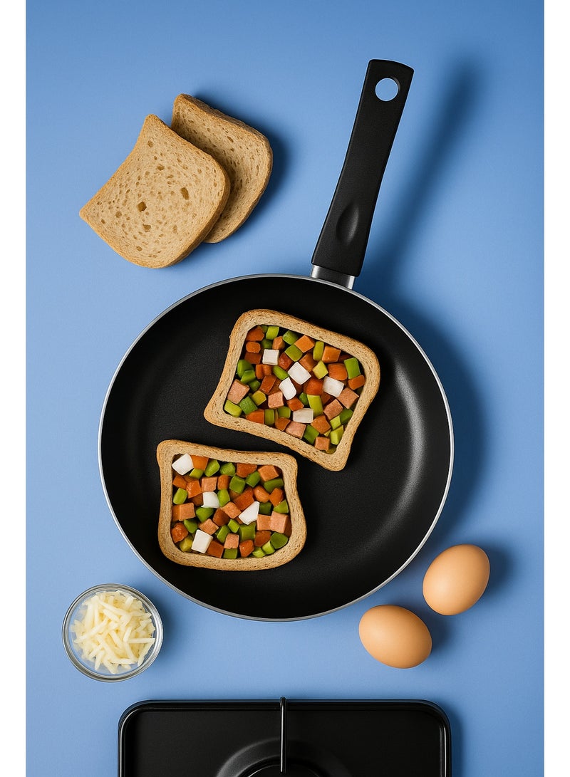 British Chef Frypan | Marble Coated | Superior Non-Stick Surface | PFOA Free | Dishwasher Safe | Stain-Resistant Interior | Gas & Induction Compatible | Various Sizes - Image 4