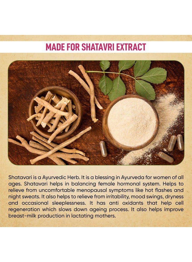 Herbal max Organic Shatavari Capsules, 120 Capsule (800mg) (Pack of 2) | Rich in Antioxidant | For Stamina, Immunity & Energy - Image 2