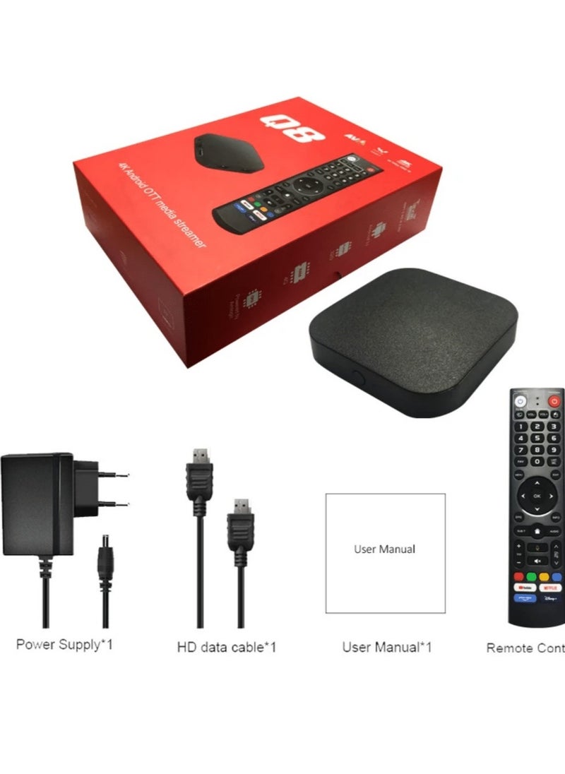 Generic - Q8 Android Tv Box With Remote 4Ram 32Rom - Image 1