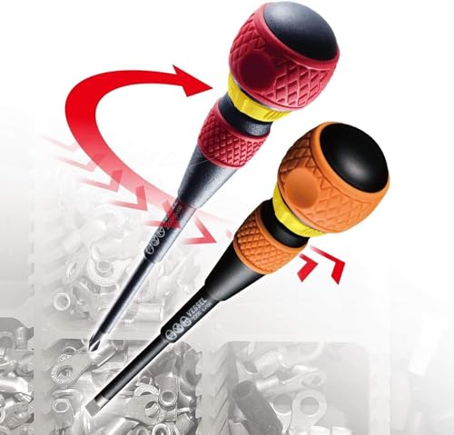 VESSEL BALL GRIP Ratchet Screwdriver (-6(1/4) x100(4") Replacement Blade) - Image 4