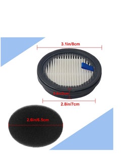 Generic 4 Pack HEPA Filter For Afoddon A200Pro/A200, ORFELD B08/C10A/C10G and NEQUARE S12 S25 S26 Series Cordless Vacuum Cleaner High-Density HEPA with Foam Pre-filter  - Image 5