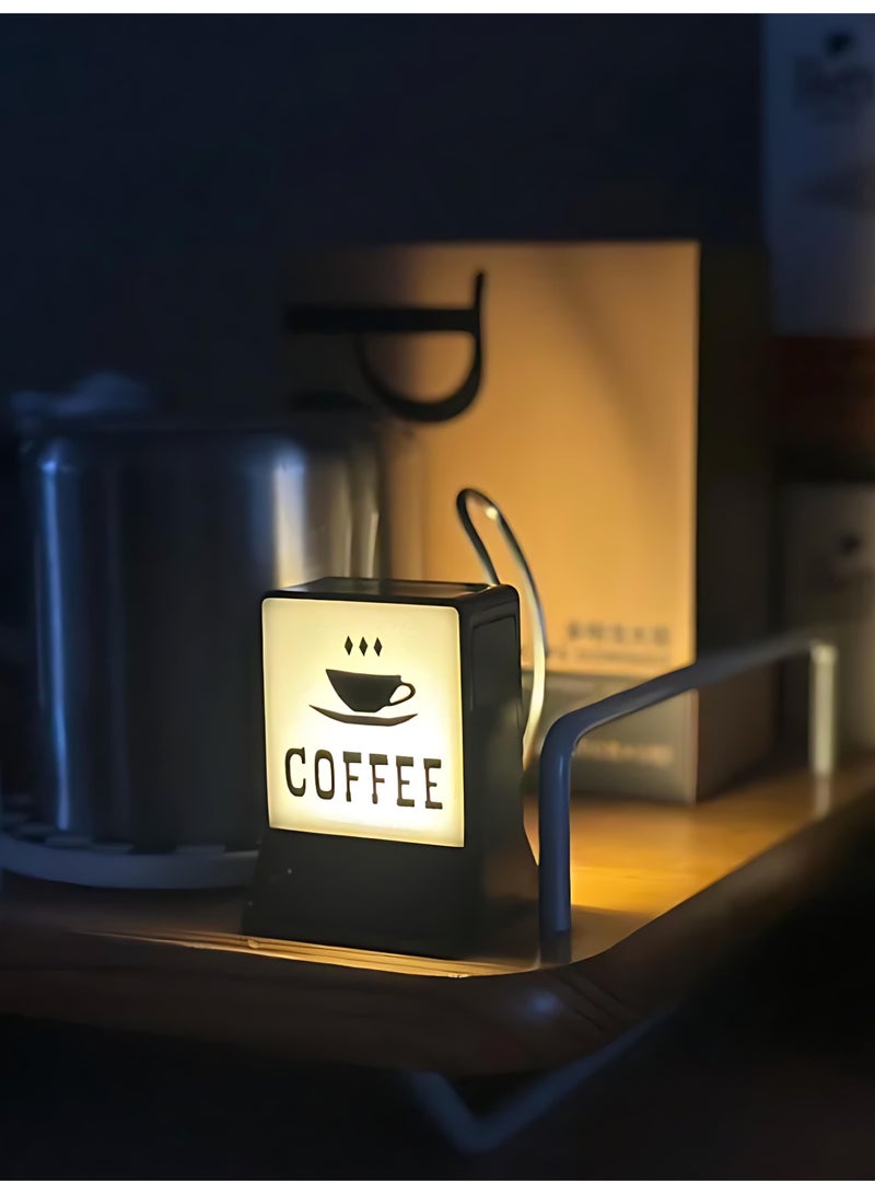 المي هومي مصباح قهوة مغناطيسي على شكل كوب – لمبة صغيرة بضوء دافئ للثلاجة والمطبخ، ديكور للمقهى، المطعم، والمنزل، 4.4×4×6.4 سم (1.7×1.6×2.5 بوصة) - Image 2