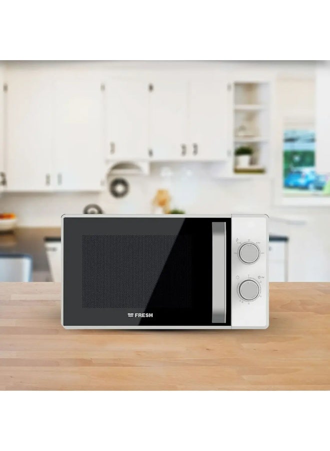 Fresh Mechanical Microwave, 25 Liter, Solo, Silver - FMW-25MC-S - Image 3