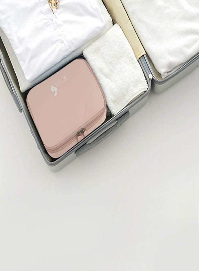 ZENITY Travel Makeup Organizer Bag Portable Cosmetic Storage Case Waterproof Toiletry Kit Makeup Brush Holder for Women Luggage Packing - Image 3