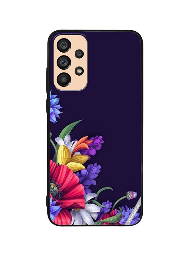 VR CREATIVE Protective Case Cover For Samsung Galaxy A23 Flower Design Multicolour - Image 1