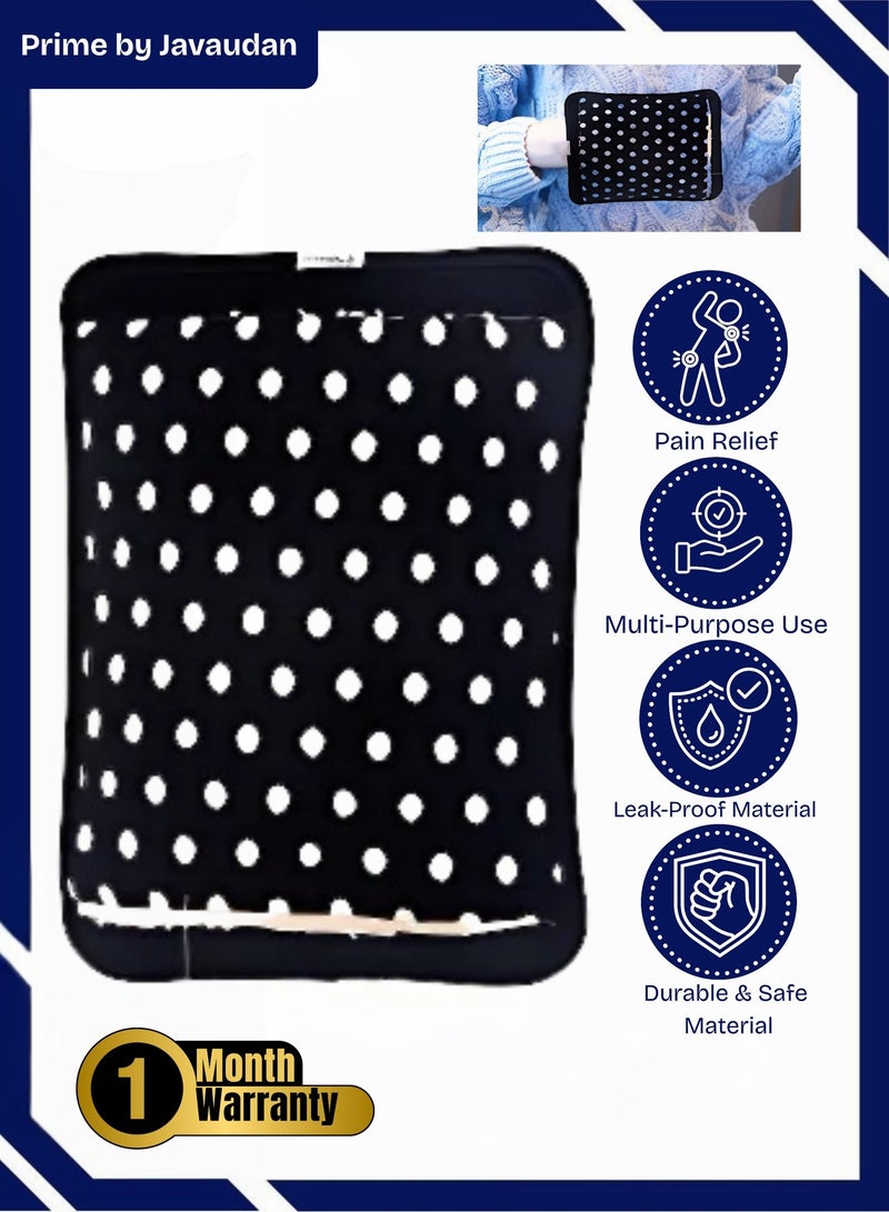 Prime by javaudan Electric Hot Water Bag Rechargeable Heating Bag with Fleece Cover for Cramps, Neck, Shoulders Pain Relief Bag for Hot Therapy Hand & Feet Warmer - Image 1