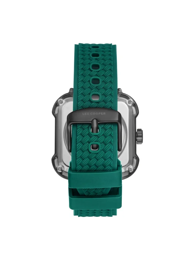 Lee Cooper Men's Silicone Automatic Watch LC08072.067 - 44*49 mm