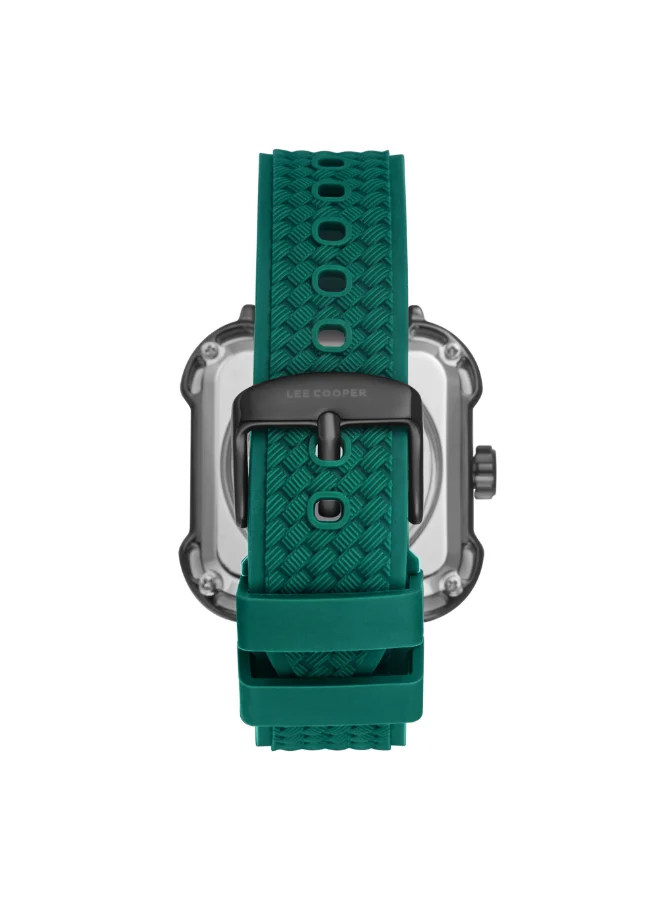 Lee Cooper Men's Silicone Automatic Watch LC08072.067 - 44*49 mm