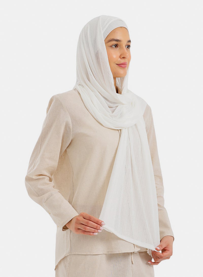 Carina Crinkle Scarf with Bandana - Image 3