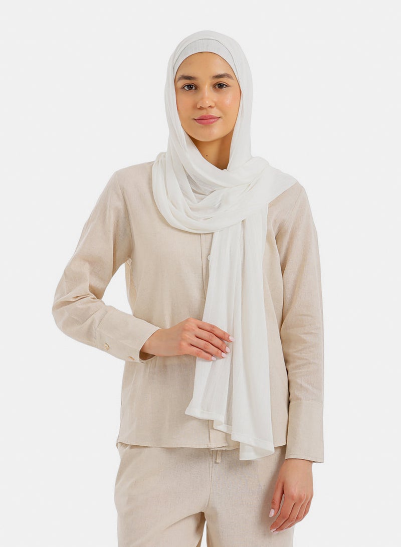 Carina Crinkle Scarf with Bandana - Image 1