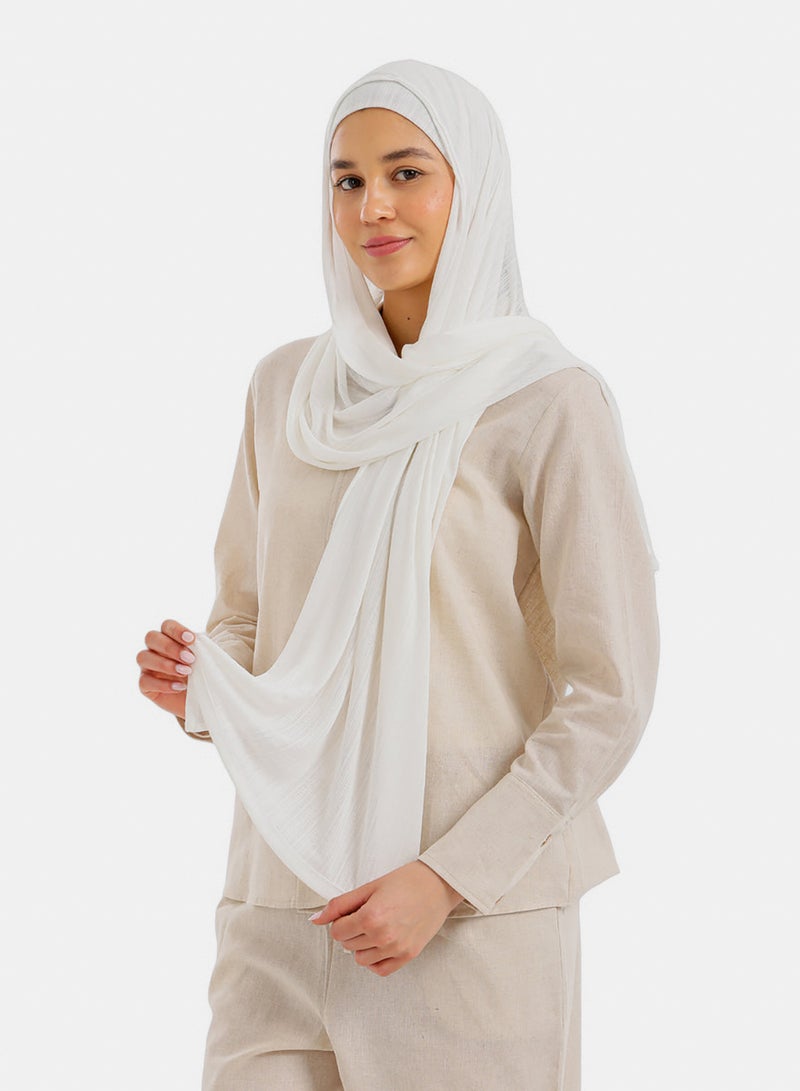 Carina Crinkle Scarf with Bandana - Image 2