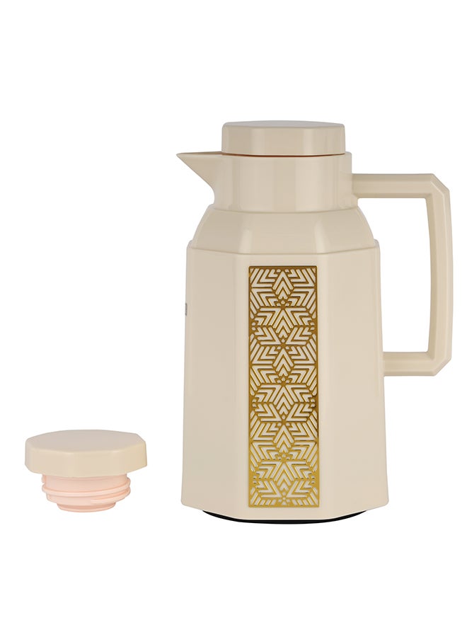 Royalford 1.0 L (33.5 oz) Vacuum Flask- RF12137/ with Pink Glass Inner and PP Outer Body/ Keeps Your Drinks Hot or Cold, Asbestos-Free and Hygienic/ Leak-Proof and Portable Design Multicolor 1.0 L (33.5Liters - Image 3