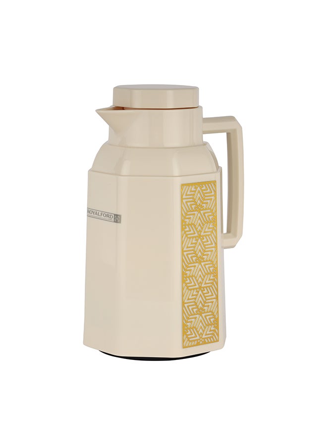Royalford 1.0 L (33.5 oz) Vacuum Flask- RF12137/ with Pink Glass Inner and PP Outer Body/ Keeps Your Drinks Hot or Cold, Asbestos-Free and Hygienic/ Leak-Proof and Portable Design Multicolor 1.0 L (33.5Liters - Image 4