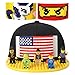 Yanscian Snapback Hat Baseball Cap Building Block for Kids Adults Black - Image 3