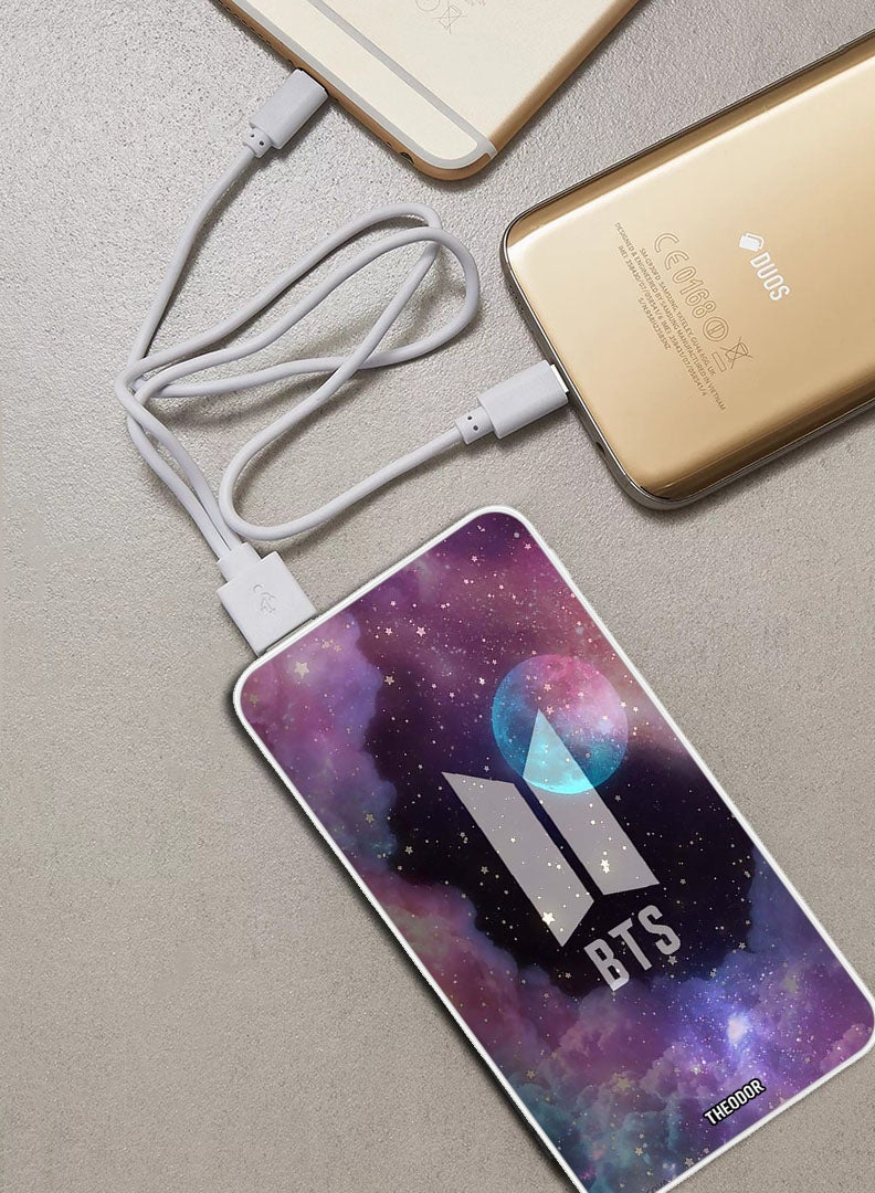 Theodor 10,000 mAh Super Fast Charging Ultra Compact Power Bank with Quick Charge & Power Delivery, Portable Charger For iPhone and Android BTS - Image 2