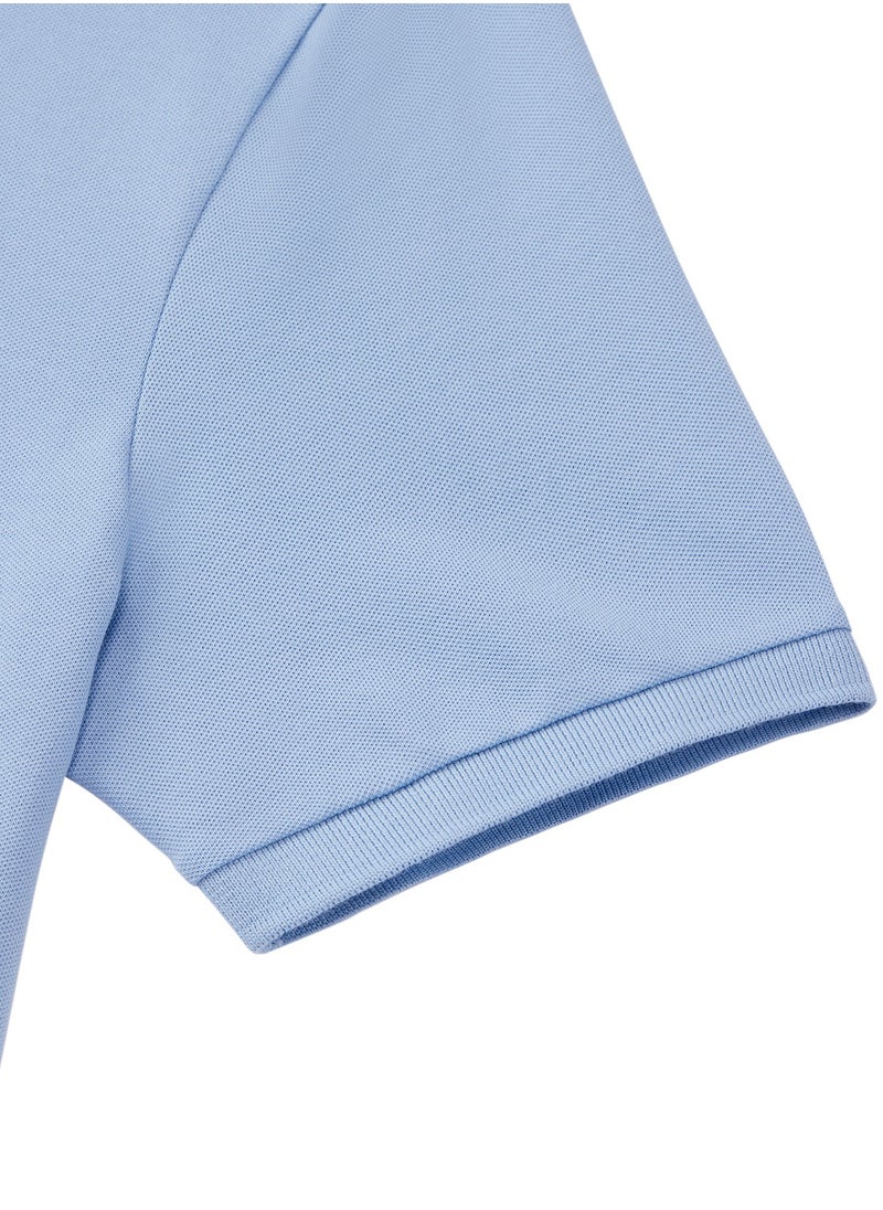 GIORDANO Men's Lion Polo Blue  - Image 4