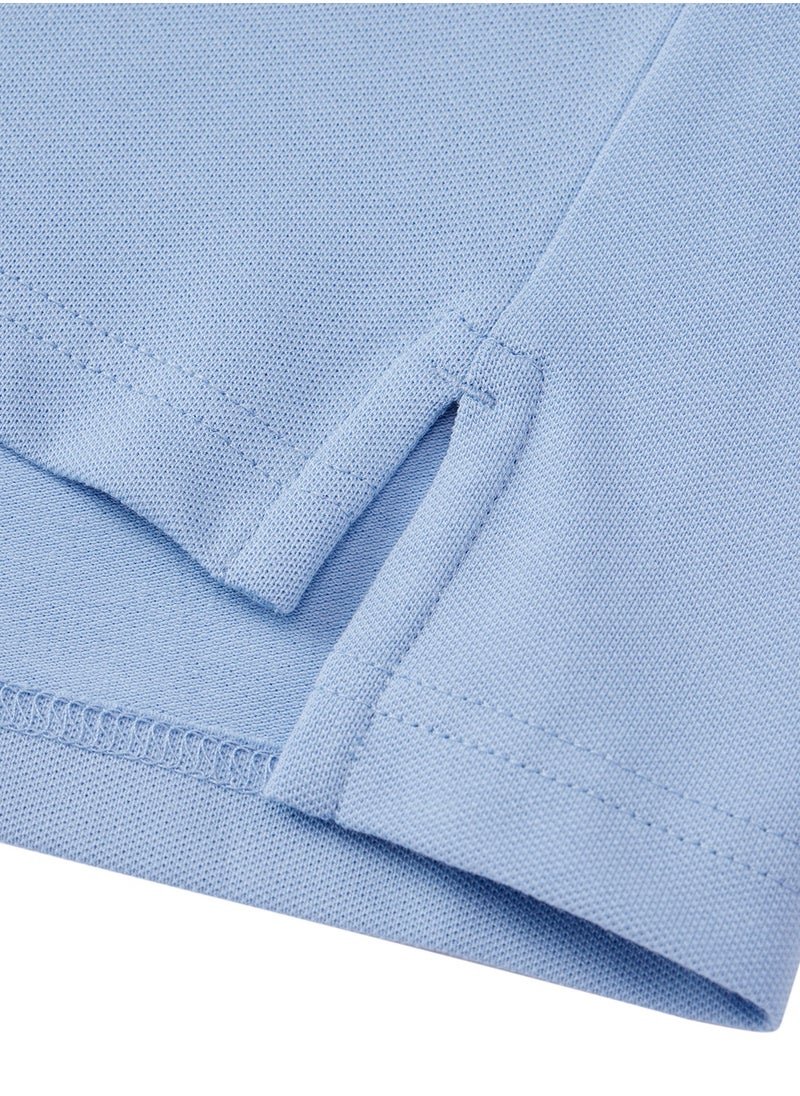 GIORDANO Men's Lion Polo Blue  - Image 5